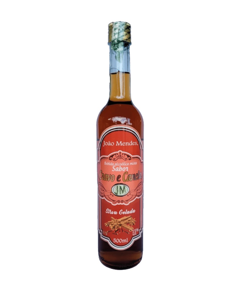 Licor de Cravo e Canela com Cachaça João Mendes 500ml - Mundo da Cachaça